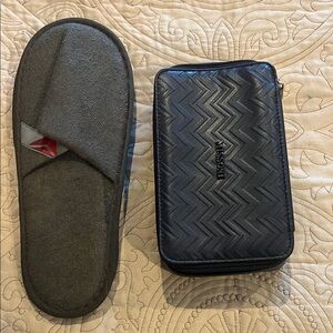 Black Travel Organizer Pouch